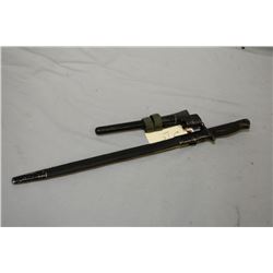 Lot of Two Bayonets : 1907 Enfield - Spike Bayonet w/metal scabbard & frog