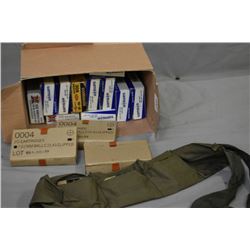 Box Lot : Approx. 9 Boxes Plus .308 Win Cal Ammo - Plus Three Boxes 7.62 MM Ball Ammo - Bandolier w/