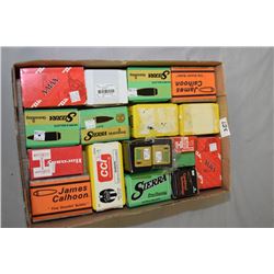 Tray Lot : Approx. 15 Various Boxes Bullets - some part full