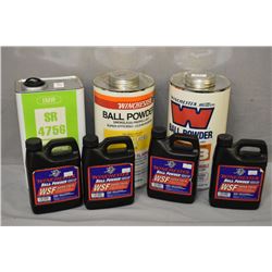 Box Lot : Large 8 Lb Can Winchester 748 Powder - Win AA Ball Powder - Can IMR SR 476 Powder - Three 