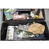Image 2 : Large selection of new fishing tackle and reels w/ almost new black tool box
