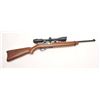 Image 1 : Ruger semi-automatic carbine, .44 Magnum  caliber, 18.5” barrel, black finish, wood  stock, S/N 5000
