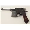 Image 1 : Mauser Model C96 “bolo” semi-automatic  pistol, 9mm caliber, 4” barrel, re-blued  finish, wood grips