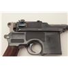 Image 7 : Mauser Model C96 “bolo” semi-automatic  pistol, 9mm caliber, 4” barrel, re-blued  finish, wood grips