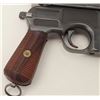 Image 8 : Mauser Model C96 “bolo” semi-automatic  pistol, 9mm caliber, 4” barrel, re-blued  finish, wood grips