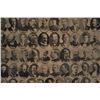 Image 1 : Framed and matted original print by W.S.  Brown, N.Y. of photos of the U.S. Marshals of  the Distric