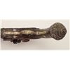 Image 11 : 20th century manufactured North African  flintlock pistol, approximately .65 caliber.   The pistol i