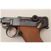 Image 2 : Luger Model 1920 Commercial semi-automatic  pistol, 7.65mm caliber, 4” barrel, blued  finish, checke