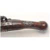 Image 13 : French flintlock horse pistol, .62 caliber,  13” barrel, wood stock, fancy mounts,  lockplate signed