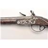 Image 3 : French flintlock horse pistol, .62 caliber,  13” barrel, wood stock, fancy mounts,  lockplate signed