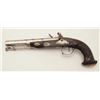 Image 6 : French style marine or naval officer’s  flintlock pistol from early 19th century.  Measures 15” over