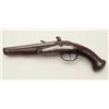 Image 4 : Northern European or Scandinavian flintlock  military style pistol from mid-18th century  showing sm