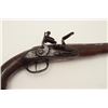 Image 7 : Northern European or Scandinavian flintlock  military style pistol from mid-18th century  showing sm