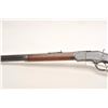 Image 9 : Winchester Model 1873 lever action rifle, .38  W.C.F. caliber, 24” octagon barrel, wood  stocks, lig