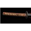 Image 18 : Japanese Koto period katana (Long sword) in  samurai mountings. 27 ¼” signed blade in  fresh polish.
