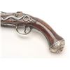 Image 10 : English flintlock horse pistol, ca.  1680-1710, .58 caliber, 12” barrel, lockplate  signed “Peddelle