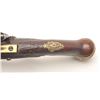 Image 7 : Continental flintlock pistol, .45 caliber,  13” highly decorated bronze barrel, fancy  mounts, wood 