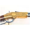 Image 3 : Reproduction Henry rifle in .44-40 caliber  Lincoln commemorative, S/N A.L.4. Super  deluxe engraved