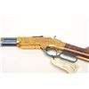 Image 7 : Reproduction Henry rifle in .44-40 caliber  Lincoln commemorative, S/N A.L.4. Super  deluxe engraved