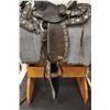 Image 7 : Silver mounted parade saddle belonging to  Mickey Eissa who was a western personality  that road in 