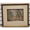 Image 2 : American impressionist oil painting on artist  board signed lower right “M. Alten” and  “Walsorde” (