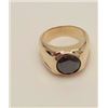 Image 4 : One men’s ring in 14k yellow gold set with a  5.7ct round brilliant cut black diamond  Est:$3,000-3,
