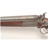 Image 11 : Beautifully engraved drilling rifle, 12 gauge  over .38-55 caliber, 28.5” Damascus barrels  (shotgun