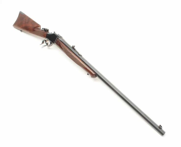 Browning Model 1885 single shot breech loading rifle, .45-70 Gov’t ...