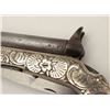 Image 10 : Continental double barrel percussion knife  pistol with fancy engraved German silver body  circa 185