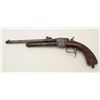 Image 5 : High quality French 19th century air pistol  inlaid in gold “St. Etienne on the barrel.  Approximate