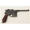 Image 11 : Mauser Model C96 semi-automatic pistol,  7.65mm caliber, 5.5” barrel, blued finish,  wood grips, S/N