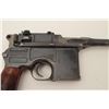 Image 13 : Mauser Model C96 semi-automatic pistol,  7.65mm caliber, 5.5” barrel, blued finish,  wood grips, S/N