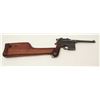 Image 25 : Mauser Model C96 semi-automatic pistol,  7.65mm caliber, 5.5” barrel, blued finish,  wood grips, S/N