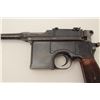 Image 8 : Mauser Model C96 semi-automatic pistol,  7.65mm caliber, 5.5” barrel, blued finish,  wood grips, S/N