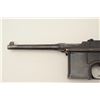 Image 9 : Mauser Model C96 semi-automatic pistol,  7.65mm caliber, 5.5” barrel, blued finish,  wood grips, S/N