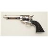 Image 3 : Colt SAA revolver, .45 caliber, 5.5” barrel,  nickel finish, checkered black eagle grips,  S/N S5772
