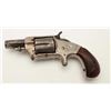 Image 1 : Whitney spur trigger .38 caliber revolver, 2”  octagon barrel, nickel finish, rosewood  grips, S/N 7