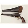 Image 1 : Remington Model 1858 revolver with Rollin  White 5-shot cylinder conversion, dark  patina, tight act