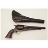 Image 2 : Remington Model 1858 revolver with Rollin  White 5-shot cylinder conversion, dark  patina, tight act
