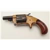Image 2 : Whitneyville .38RF caliber spur trigger  revolver, scarce 2” octagon barrel, brass  frame, rosewood 