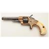 Image 2 : Whitneyville .22 caliber spur trigger  revolver, brass frame, engraved, 3.25”  octagon barrel, ivory