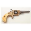 Image 4 : Whitneyville .22 caliber spur trigger  revolver, brass frame, engraved, 3.25”  octagon barrel, ivory