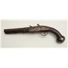 Image 3 : Wilson flintlock pistol, made for trade to  the Middle East, .65 caliber, 8”  London-marked barrel w