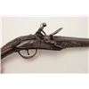 Image 2 : Mid-Eastern flintlock pistol circa 19th  century or earlier with fancy inlays and  mountings. The ba