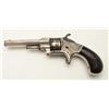 Image 1 : Whitneyville .22 caliber spur trigger  revolver, non-fluted short cylinder,  engraved, nickel, rosew