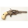 Image 1 : Whitneyville .22 caliber spur trigger  revolver, short cylinder, engraved, nickel  finish, ivory gri