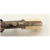 Image 8 : Whitneyville .22 caliber spur trigger  revolver, short cylinder, engraved, nickel  finish, ivory gri