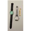 Image 2 : Men’s vanity lot as described: 2 Titus 17  jewel wrist watches and gold filled antique  vest pocket 