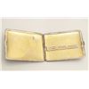 Image 4 : Sterling silver cigarette case, W.M. Co.  marked, 125 grams weight.      Est.:   $75-$150.