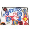 Image 2 : Large riker case full of Company and Unit  U.S. military patches.      Est.:  $50-$100.